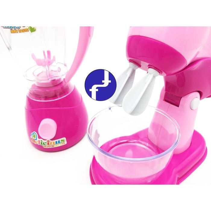 Sale Terbatas Mainan Anak Blender Dan Mixer Baterai Set My Kitchen Appliances