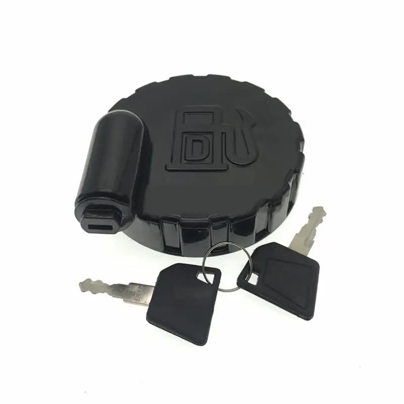 Digger Excavator Diesel Fuel Tank Cap Cover with Two Keys for JCB Excavator 331/45908 331/33064 123/