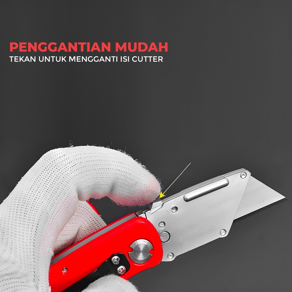 

CUTTER LIPAT GYPSUM CUTER FREE 5 PCS ISI CUTTER PISAU SERBAGUNA 6598