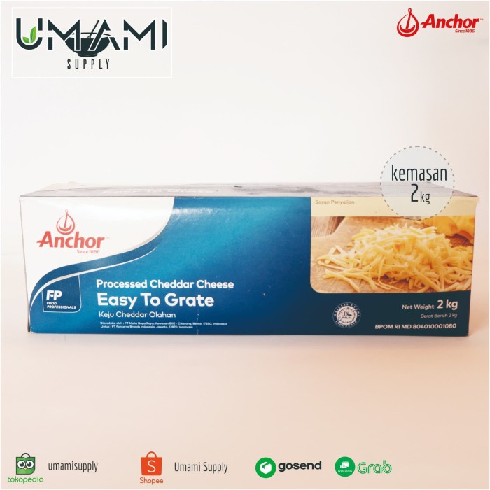 

Anchor - Cheddar Cheese - Anchor Easy To Grate - REPACK 500gr