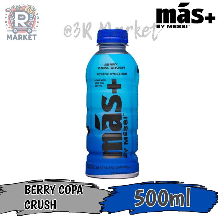 

Mas+ By Messi Berry Copa Crush Positive Hydration Drink