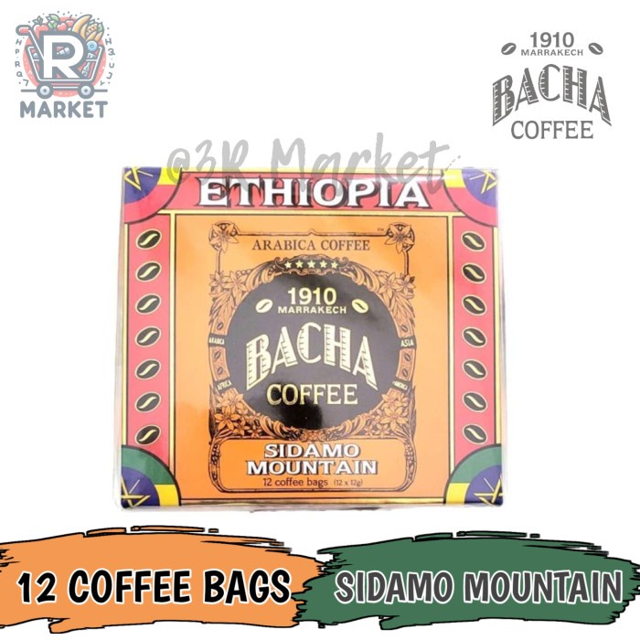 

Bacha Coffee Ethiopia Sidamo Mountain 12 Coffee Bags