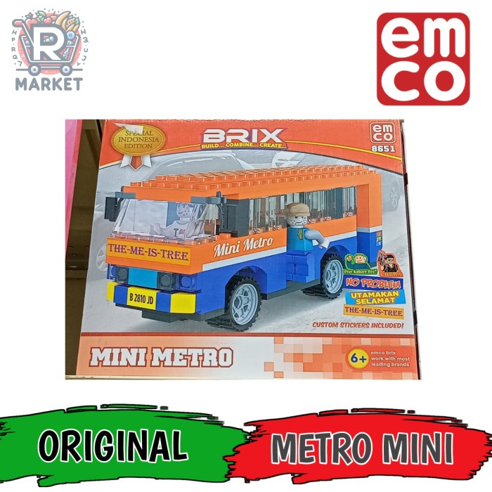 

Mainan Emco Indo Brix Metro Mini