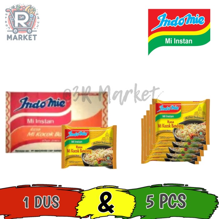 

Indomie Rasa Mi Kocok Bandung 5 pcs / 1 Dus