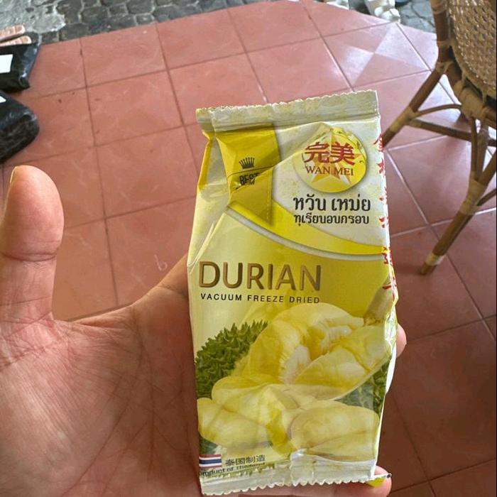 

PI145 HALAL Wan Mei Durian Vacuum Freeze Dried/Snack Cemilan instan TERMURAH