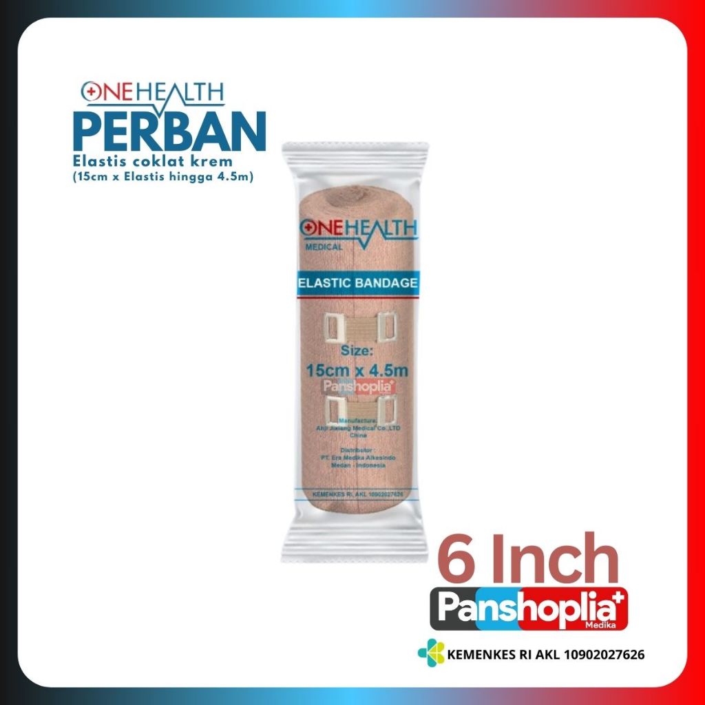 PERBAN ELASTIS ONEHEALTH / ELASTIC BANDAGE ONEHEALTH / PERBAN GULUNG ELASTIS HAPPY SHOPPING :)