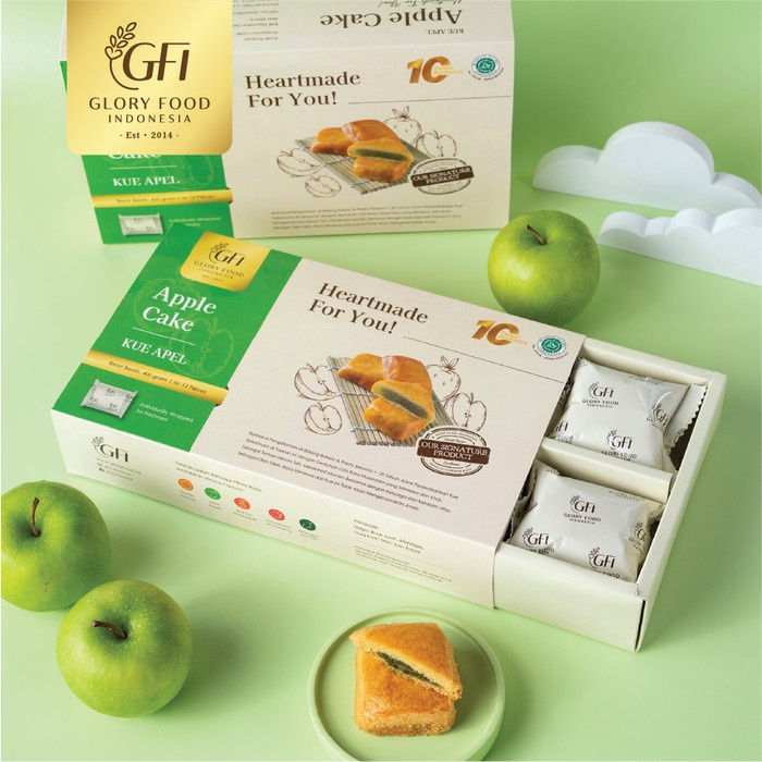 

PROMO GFI Glory Cake Apple Cake 400 Gram Nastar Apel Kue Kering Apel Asli Isi 12 Pcs Oleh Oleh