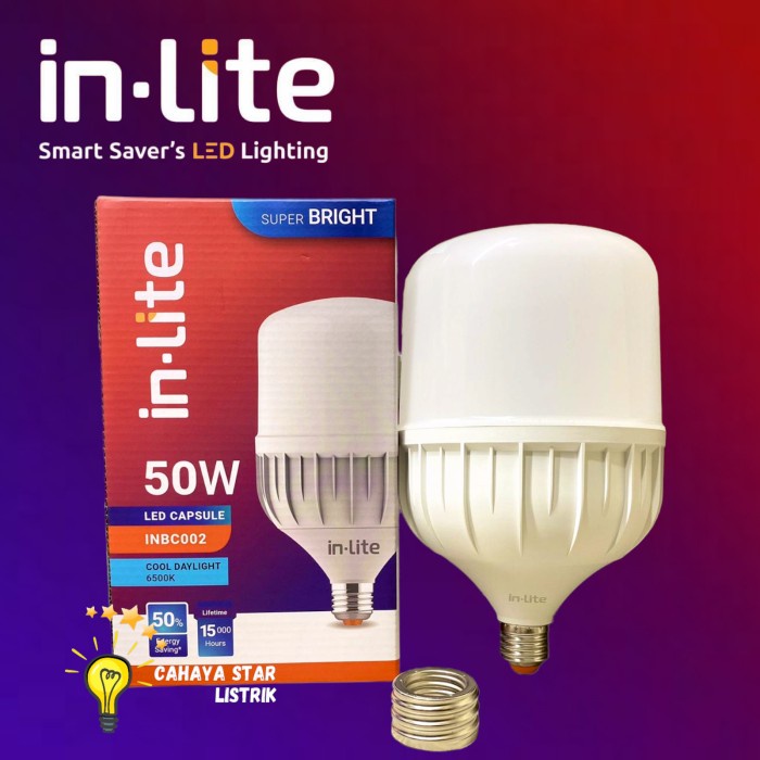 Lampu In-Lite InLite LED Capsule Value 50W 50Watt 50 Watt INBC002