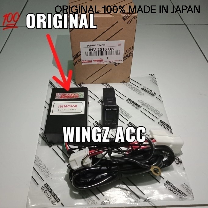 Turbo Timer Original Toyota Innova Reborn All New Kijang Inova Venturer Facelift Diesel 2016 - 2024