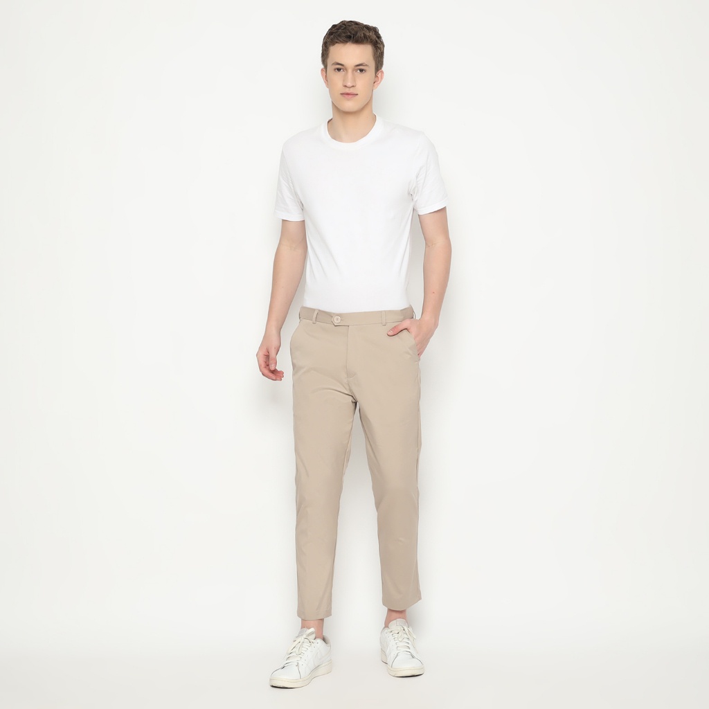 MEVANO ANKLE CHINOS PANTS KHAKI/ANKLE PANTS CHINOS/ANKLE PANTS PRIA