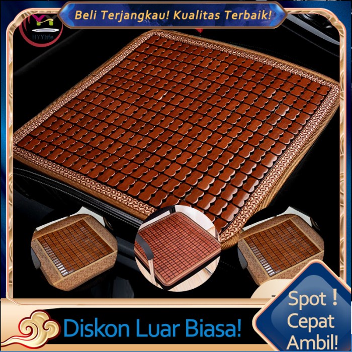 READY STOCK ANTI PANAS SOFA KURSI/MOBIL TATAKAN BAMBU/ALAS MOBIL BAMBU/TIKAR BAMBU