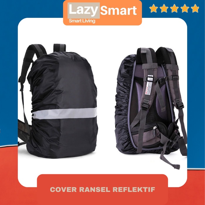 Cover Tas Ransel Reflektif Sarung Tas Pelindung Ransel Anti Air