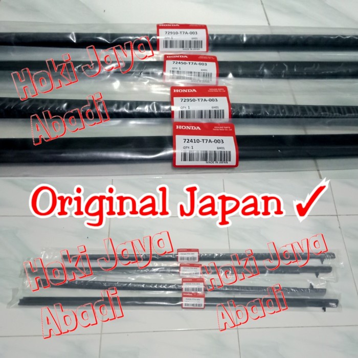 TERBARU WEATHER STRIP SET KARET PELIPIT PELIPIT KACA LUAR HONDA HRV HR-V 2015 2016 2017 2018 2019