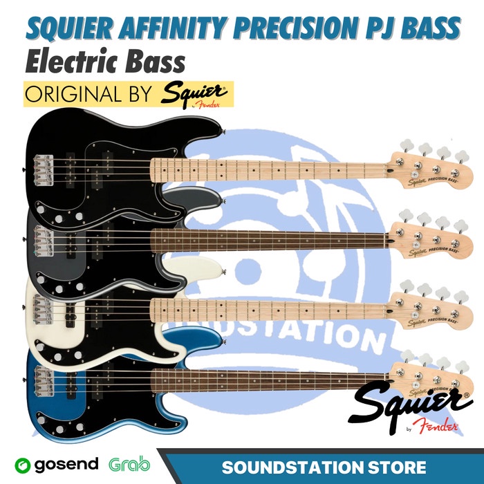 Squier Affinity Series Precision Pj Bass Guitar - Bass Elektrik