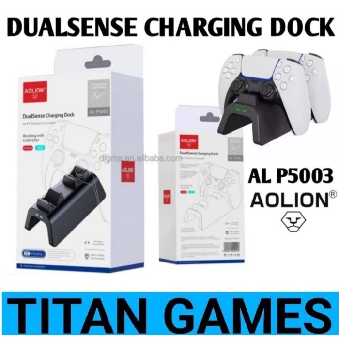 TERBARU CHARGING DOCK STIK PS5 DUALSENSE CHARGING STIK PS5 DUALSENSE READY