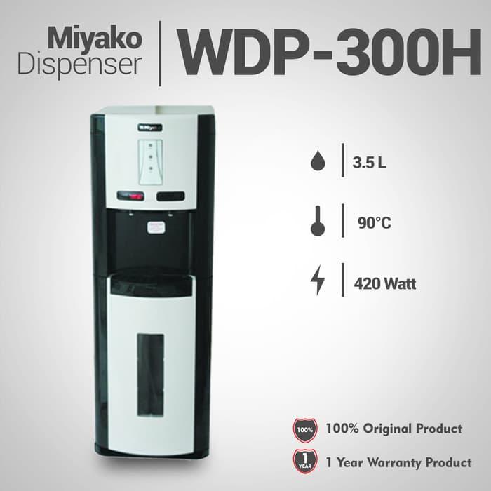 DISPENSER GALON BAWAH MIYAKO TYPE: WDP-300 (KHUSUS DAERAH MEDAN)