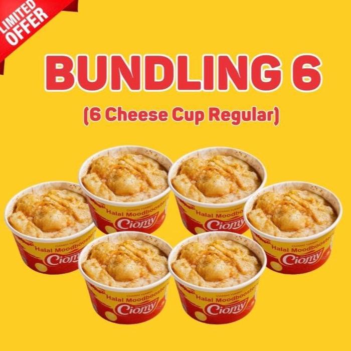 

Ciomy - Paket Bundling 6 Cuanki Ayam Pedas Kuah Keju Promo