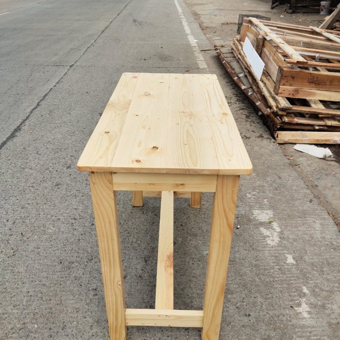 MEJA KAYU JATI BELANDA 100X50CM