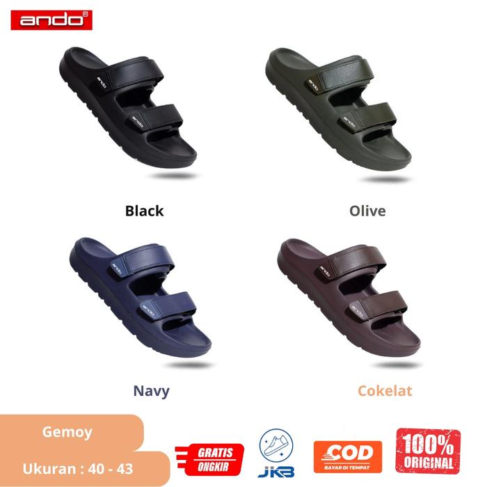 Dresto- Sandal Selop Pria Ando Gemoy Original - Sandal Casual Pria