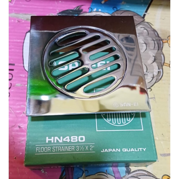 New San-Ei Floor Strainer 3.5 X 2 Inch Floor Drain Hn 480
