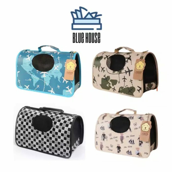Gst - Bhouse - Waterproof Pet Carrier Bag Tas Peliharaan Tas Anjing Kucing