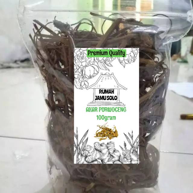 

FRESH Akar purwoceng kering 100gram