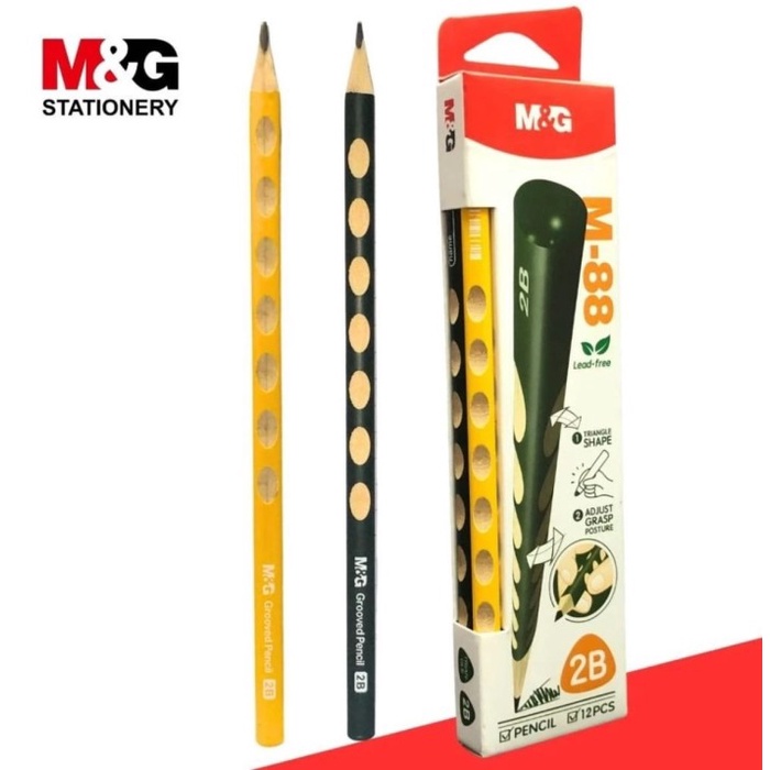 

Produk Terbaik] pensil kayu M&G kode m 88 SATUAN / PER BUAH bentuk segitiga ergonimis dengan grsp