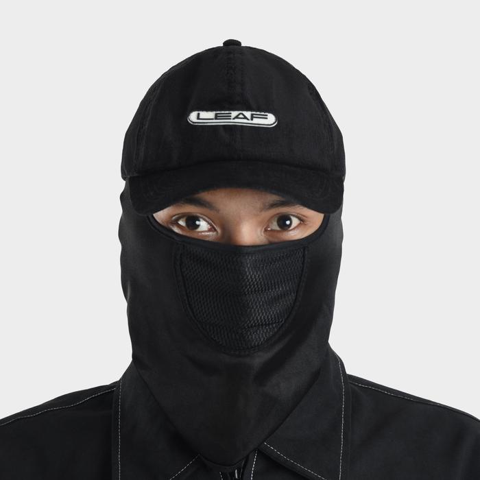 Cap- Leaf Rubber Black Dad Cap