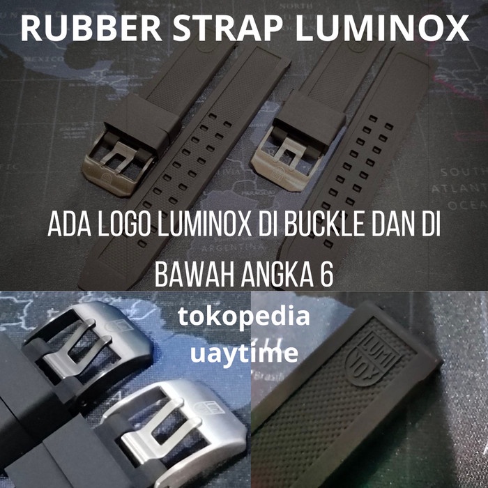 WTS- Tali Jam Luminox Rubber Strap Luminox 3050 3080 3150 8800