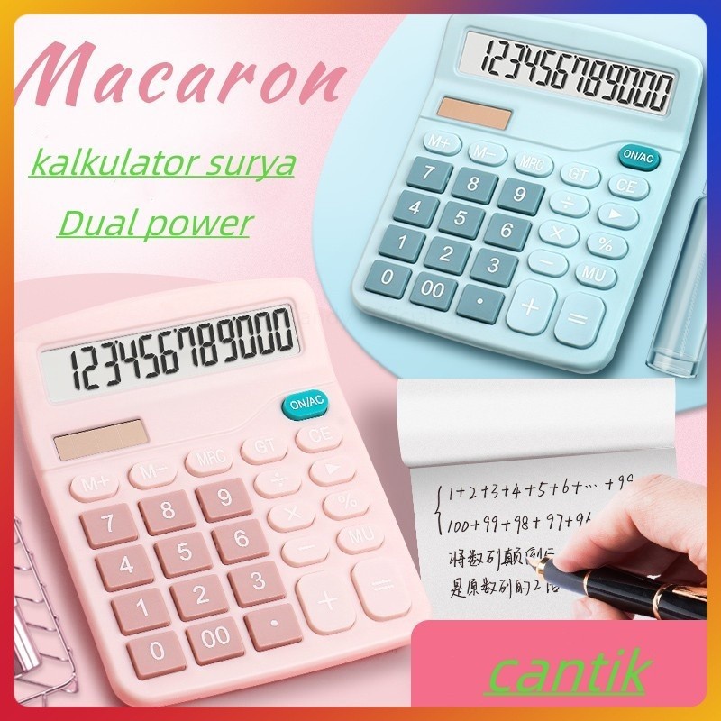 

Kalkulator Surya, Kalkulator Warna Bergaya 12-Bit Dw05