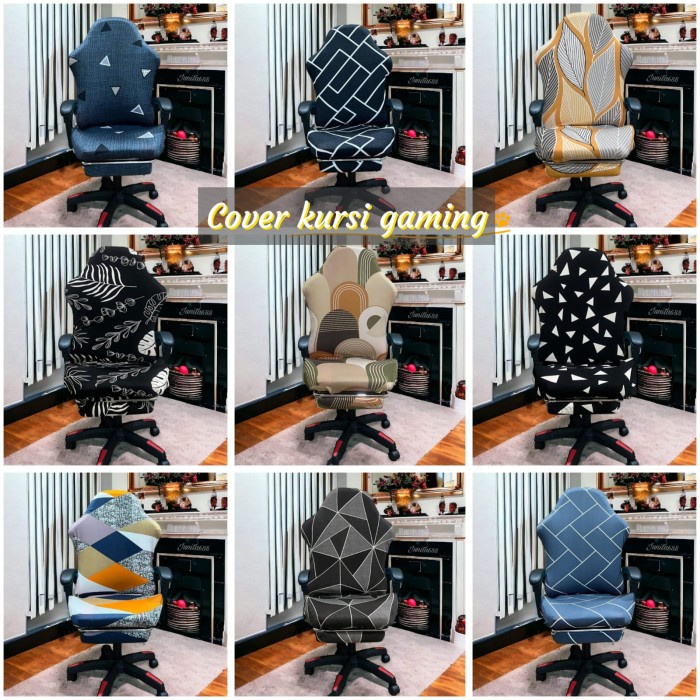 Sarung kursi kantor gaming/Cover penutup kursi gaming elastis