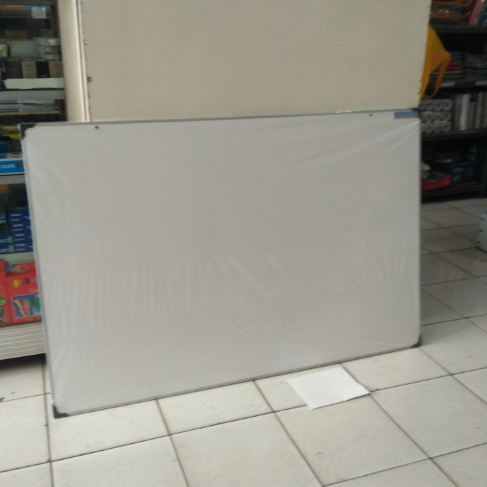 

Ready Papan Tulis/White Board Non-Magnet Size 80 X 120 Cm Cemerlang.