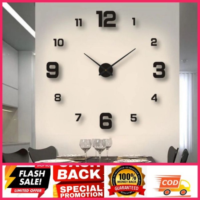 Jam Dinding Jumbo 1 Meter Jam Raksasa