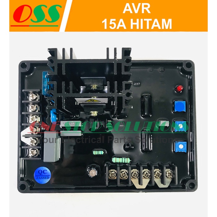 Berkualitas Avr Universal Avr Generator Avr Genset Gavr15A / Gavr-15A Black Hitam