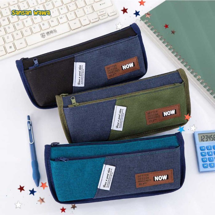 

Ready Sansan Wawa Pencil Case Tempat Pensil Lucu Muat Banyak