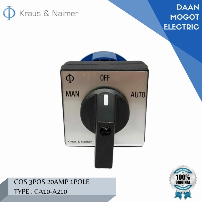 TOP SELECTOR SWITCH KRAUS&NAIMER (TYPE: CA10-A210) -