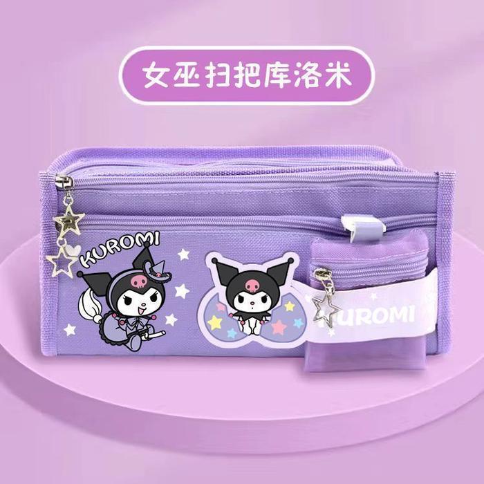 

Ready Tempat Pensil Kartun Sanrio Karakteristik Kapasitas Besar / Tempat Pensil Dengan Dompet Koin