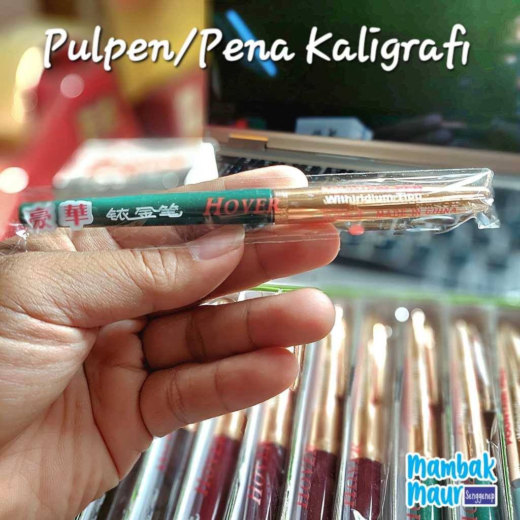 

PULPEN PENA KALIGRAFI KHOT HOVER UKURAN MATA PENA MIRING 2 mm POTONGAN PABRIK Dw05