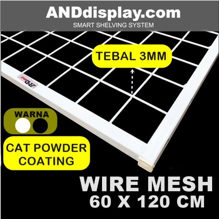 WIRE GRID MESH 60 X 120 CM - KAWAT JARING KOTAK - RAM DINDING BINGKAI