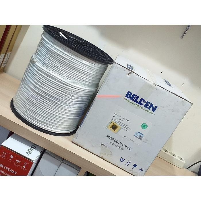 Kabel CCTV Belden 1 Roll 305m Coaxial + Power RG59 RG6 BNC