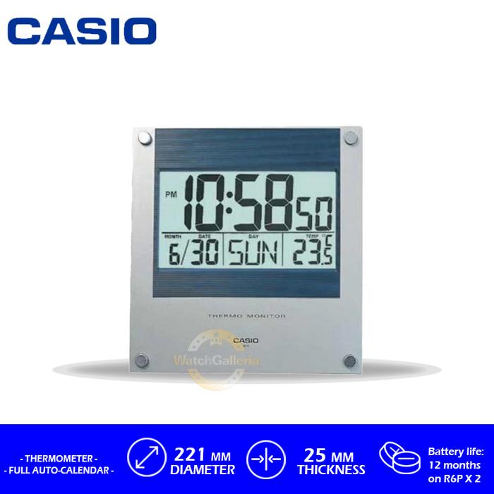 Jam Weker Casio ID11-2D Original Murah