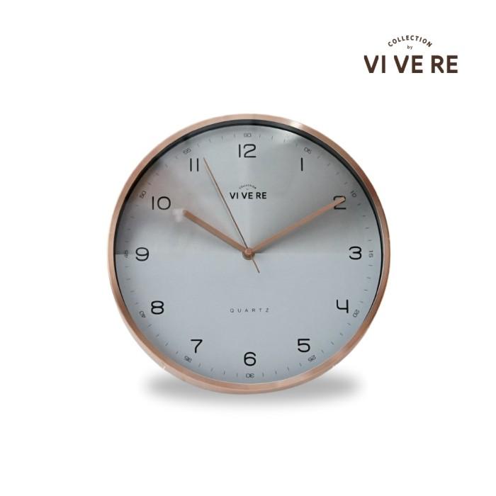 VIVERE Jam Dinding Gaia Alumunium