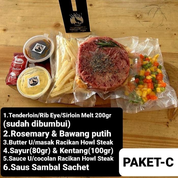

Paket Daging Steak 200Gr Siap Masak Set Praktis Frozen Ready To Cook