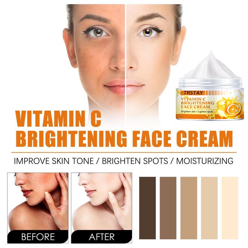 NEW BRIGHTENING VITAMIN VC CREAM FADE ACNE MARKS C CREAM CREMA ACLARADORA DE PIEL SKIN WHITENING