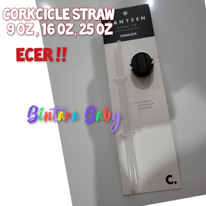 CORKCICLE CANTEEN STRAW CUP 9OZ 16OZ 25 OZ / Sedotan Corkcicle