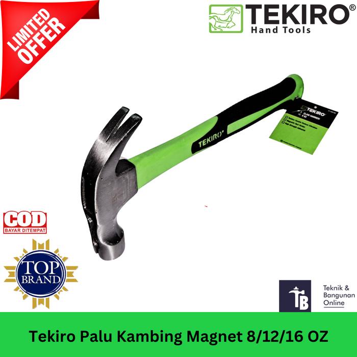 TEKIRO Palu Kambing 16oz (POLOS) WITH MAGNET / Claw Hammer 16 OZ ORIGINAL / TERMURAH