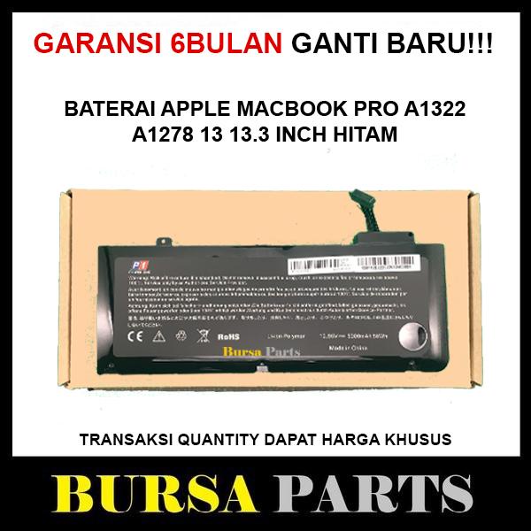 BATERAI MACBOOK PRO A1322 A1278 A1278 2009-2013