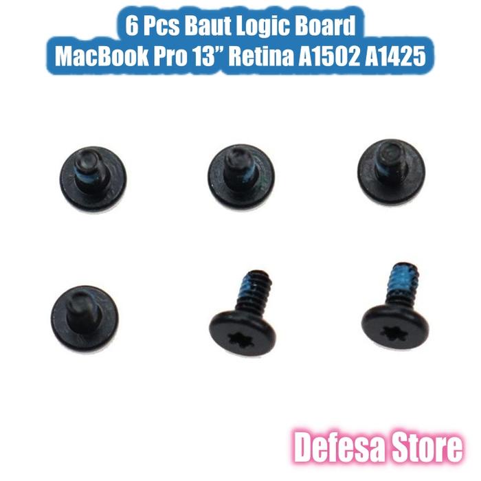 Ready 6 Pcs Baut Logic Board MacBook Pro 13 Retina A1502 A1425