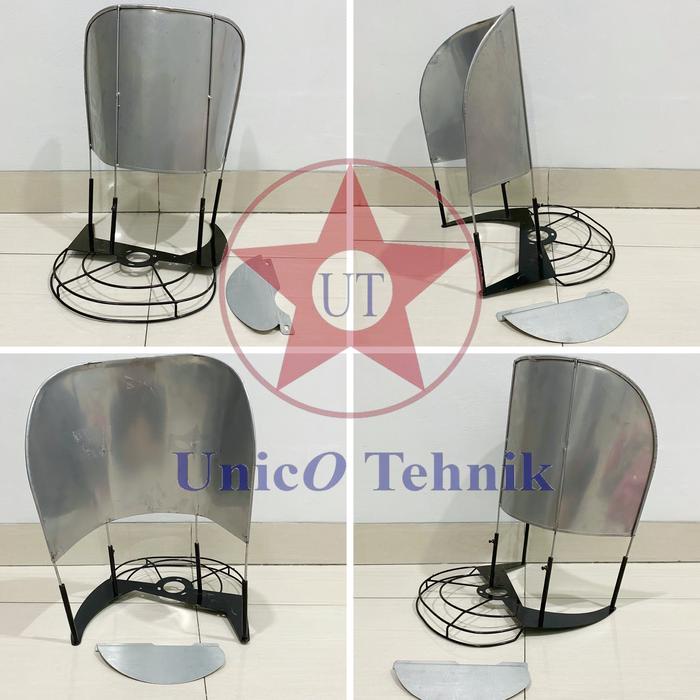 Tudung tameng alat panen pemotong batang padi Mesin kepalpotong rumput