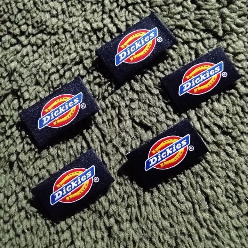 Patch Label Bordir Dickies Black Dw05